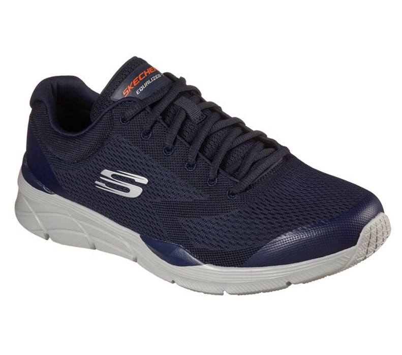 Skechers Herr Marinblå Sneakers - Relaxed Fit: Equalizer 4.0 - Generation - Sverige (HVAIG-1906)